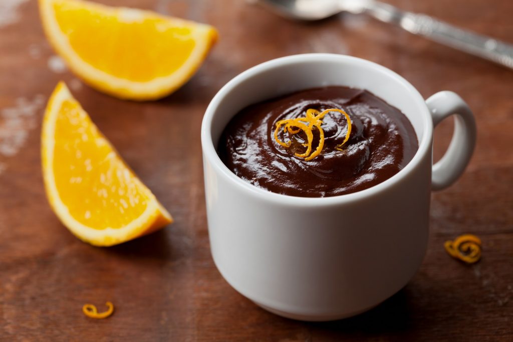 Healthy dark chocolate snack